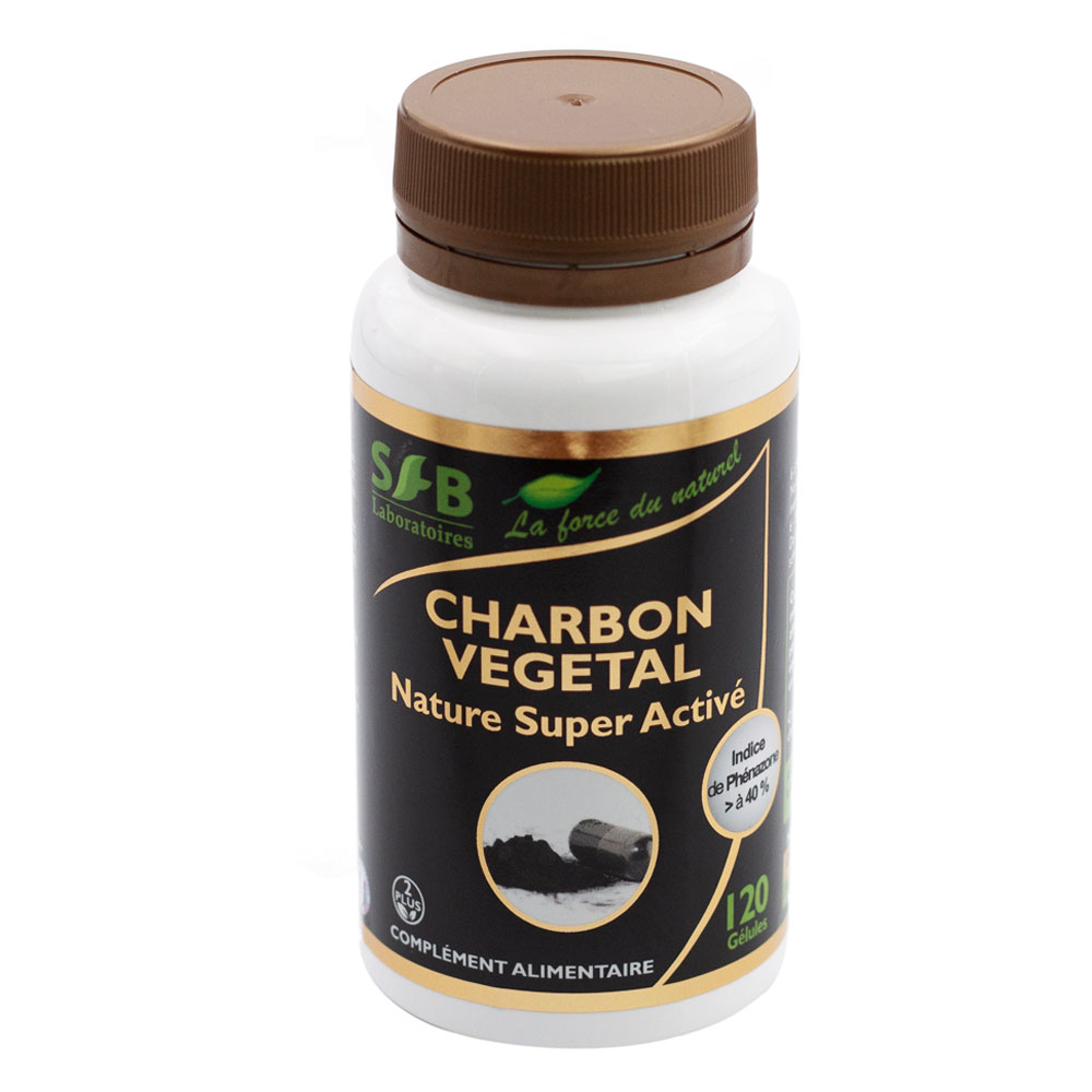 Charbon Vegetal Actif - 120 Gélules - SFB - La Vie Naturelle | La Vie ...