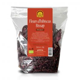 Feuilles d'hibiscus (Bissap) - 100% Naturelle - 100g - Les Créateurs Bio
