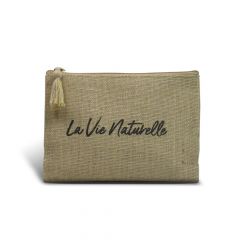Trousse en jute naturelle