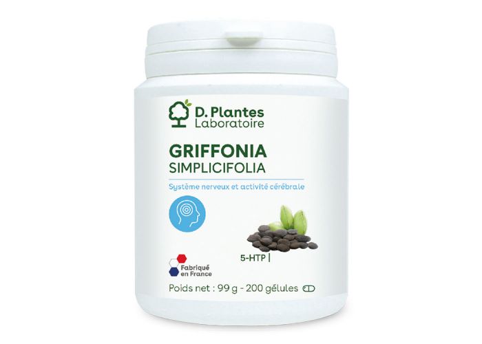 Griffonia simplicifolia gélules ou poudre - Hormone du Bonheur - Gélules  Dosées à 300 mg - Herboristerie Francois