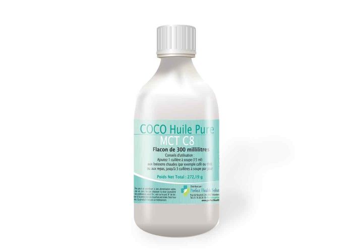 Huile MCT Pure BIO C8 C10 - Noix de coco biologique pour la cétose 